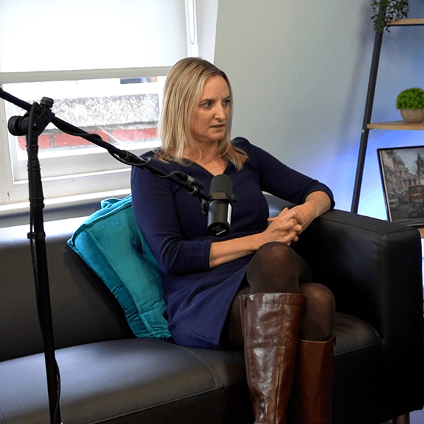 Donna Murrell, Managing Director, Reed in Partnership with microphone