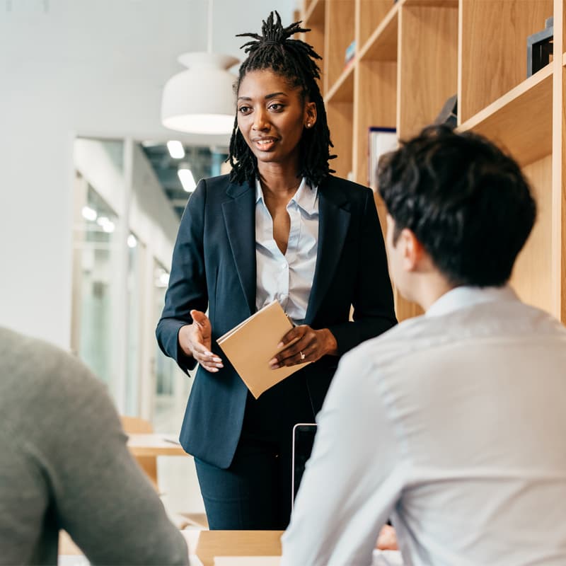 Business people meeting in the office.