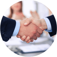 People shaking hands